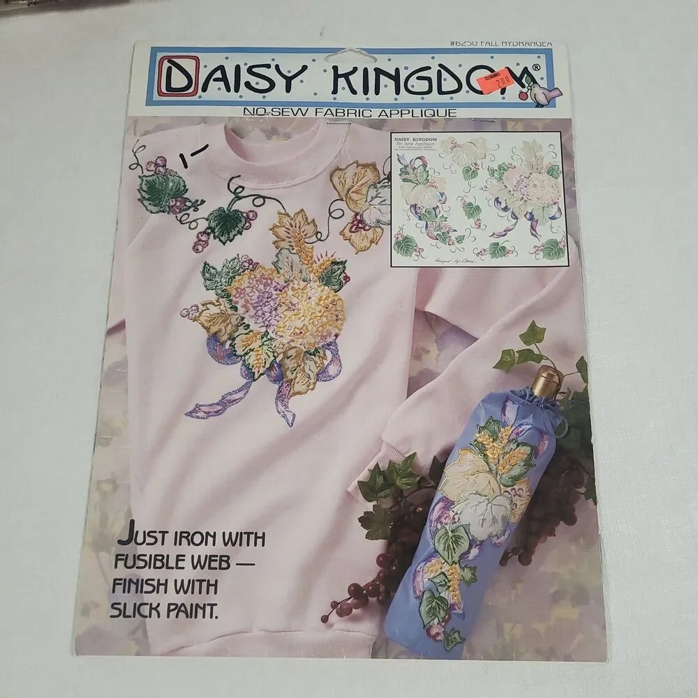 Vtg Daisy‎ Kingdom Lot 14 Fabric Appliques Cut Outs Rub On Transfers 1990s